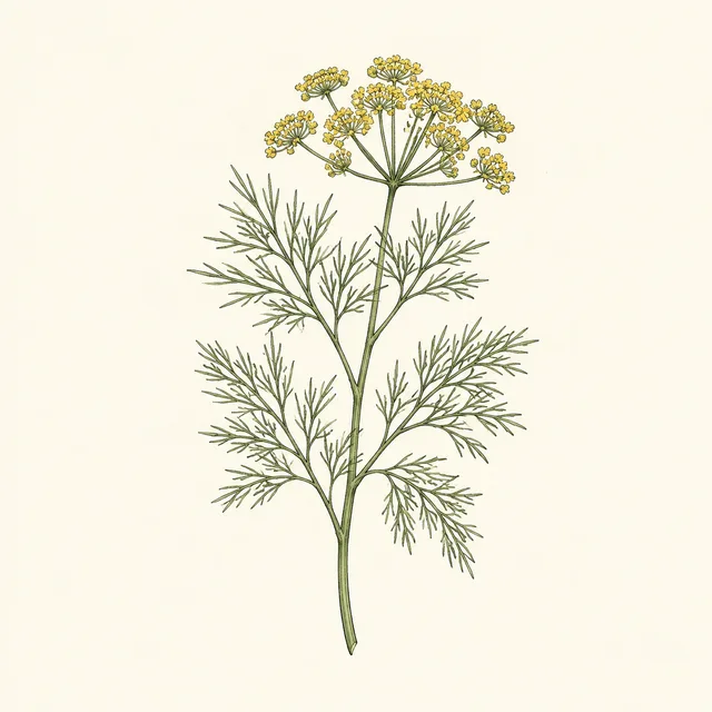 Herbarium line art — 1