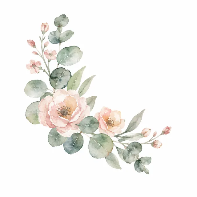 Watercolor florals — 2