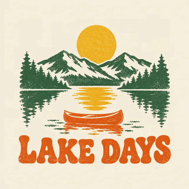 Retro screen print — 3